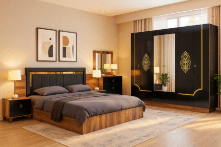 Lit Scandinave Bois Naturel